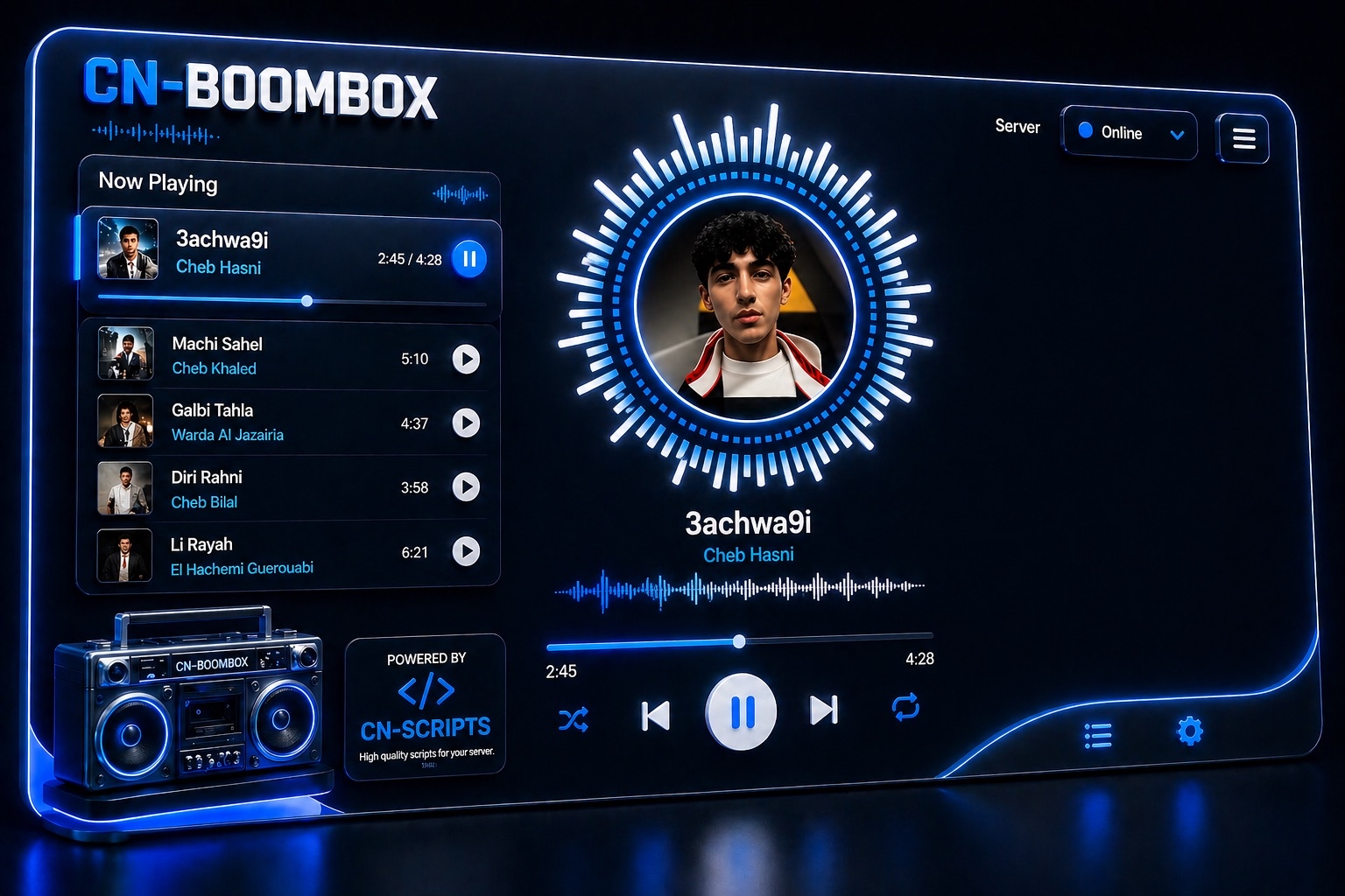 CN Boombox — aperçu