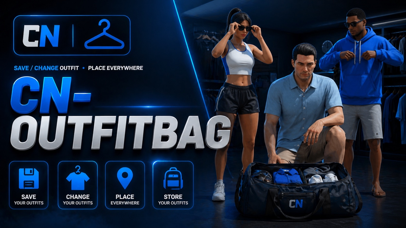 CN Outfit Bag — aperçu